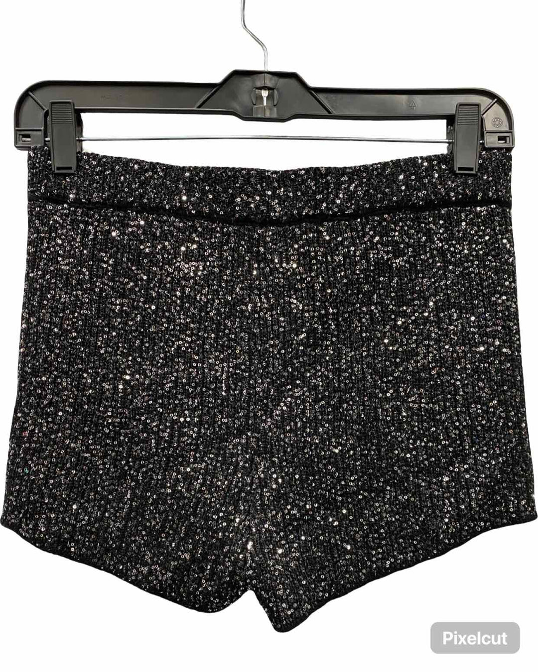 Future Collective Size S Black Sparkly Shorts