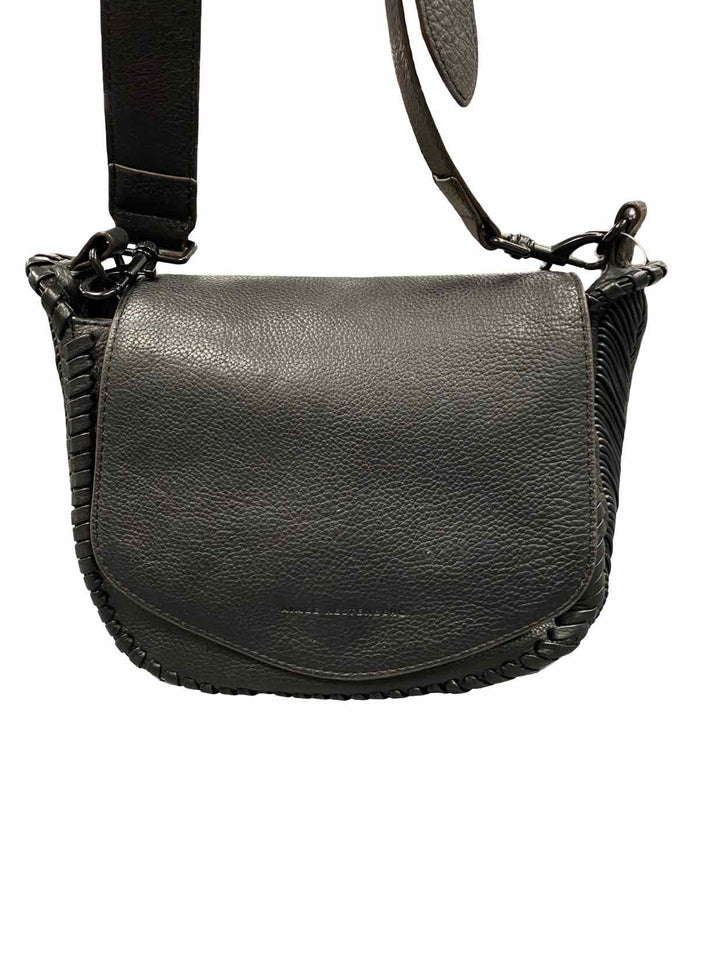 Aimee Kestenberg Black All For Love Saddle Crossbody Purse
