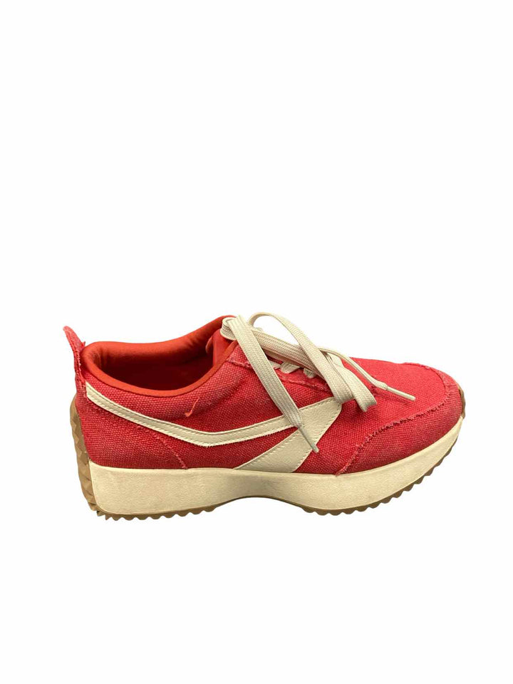 Dolce Vita Shoe Size 7.5 Red White Sneakers