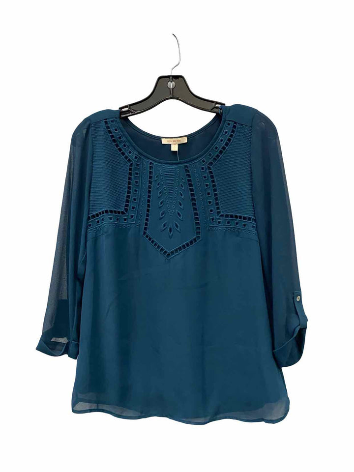 Skies are Blue Size S Green Long Sleeve Shirts