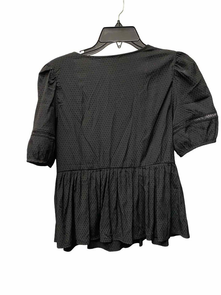 Camaieu Size S/M Black Short Sleeve Shirts