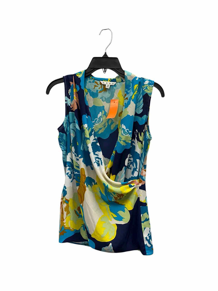 Cabi Size XS Blue Green Tank Top