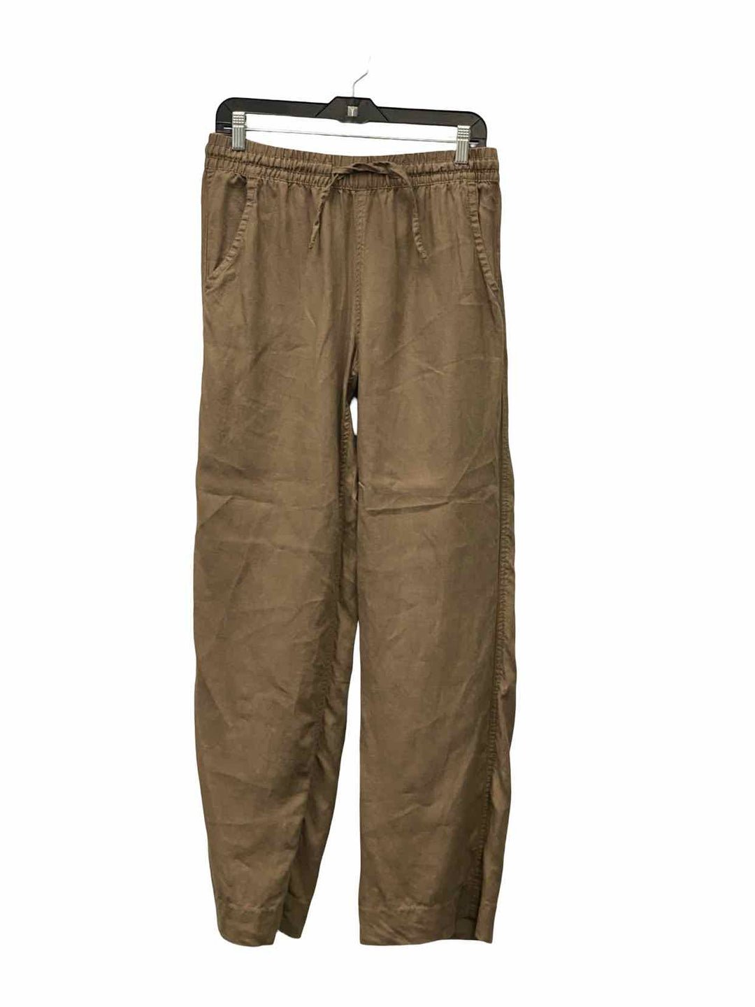 LL Bean Size 10 Brown 100% Linen Pants