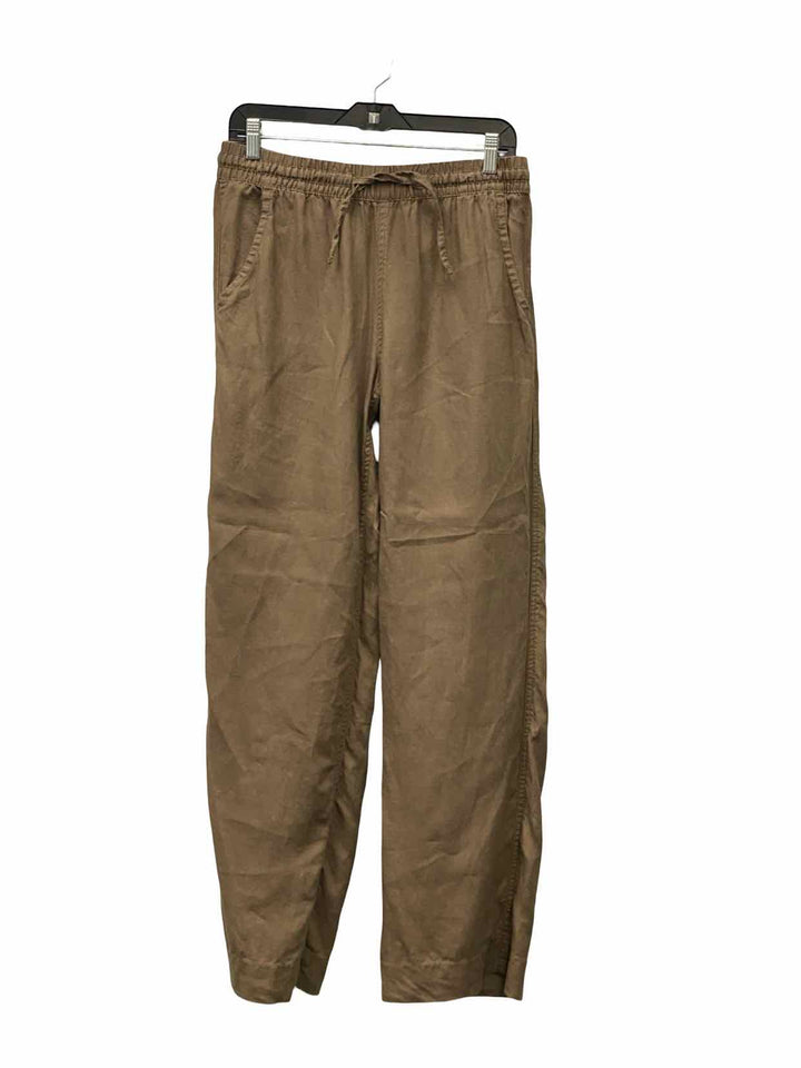 LL Bean Size 10 Brown 100% Linen Pants