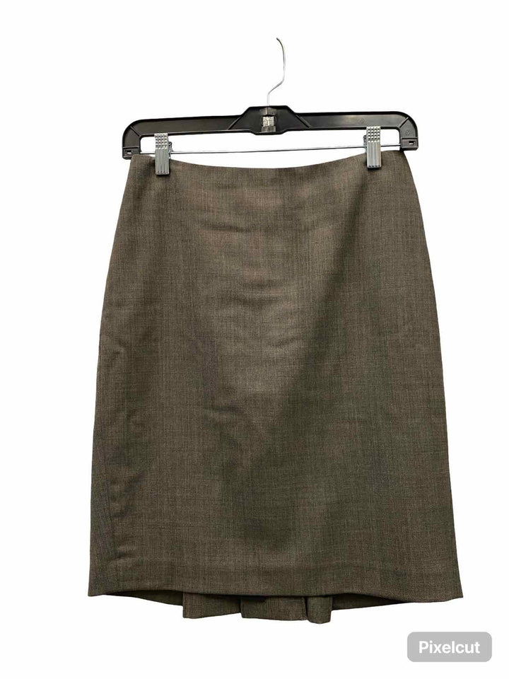Ann Taylor Size 2P Brown Tweed Skirt