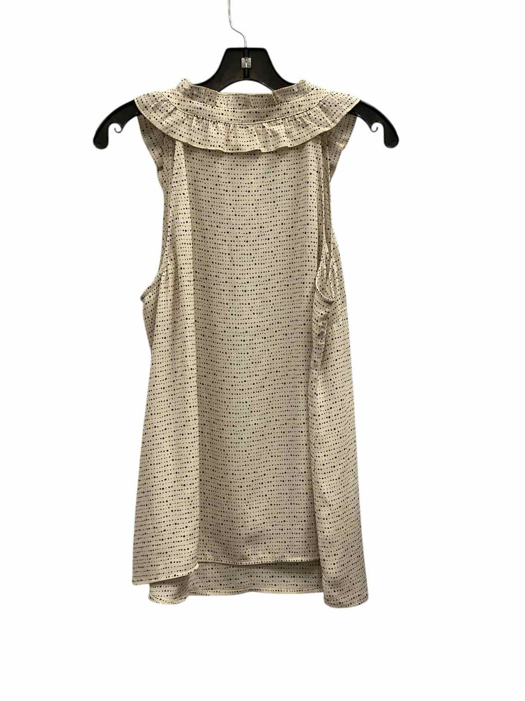 Cabi Size M Cream Black Tank Top