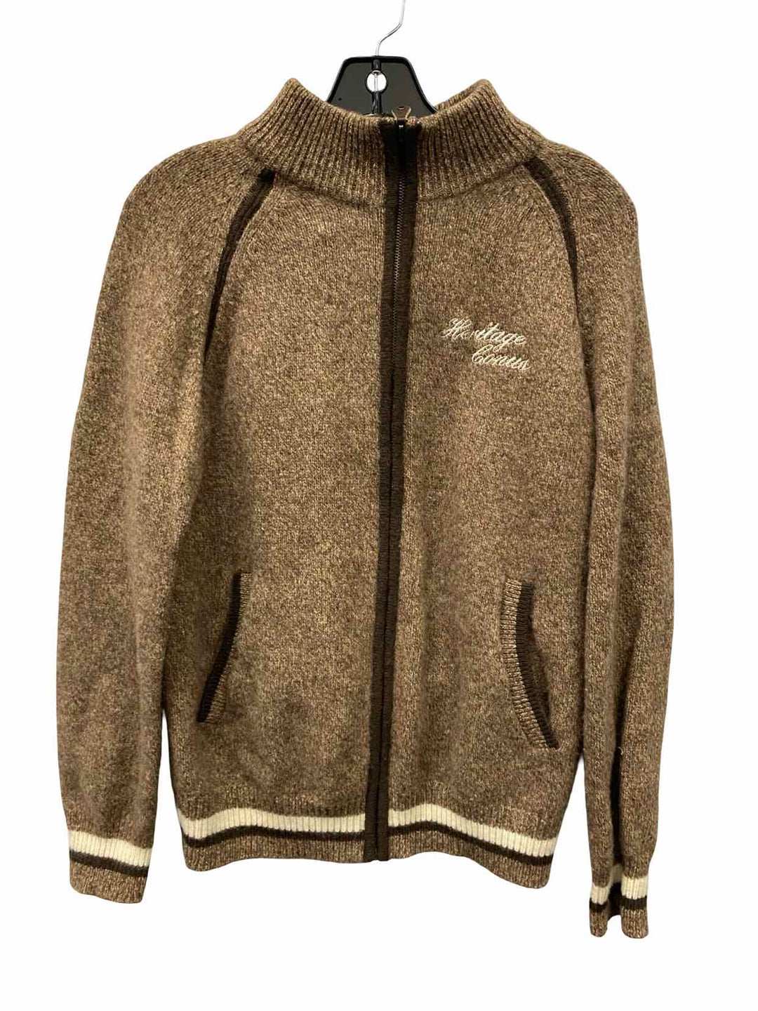 Heritage Conus Size M Brown 80% Wool Sweater