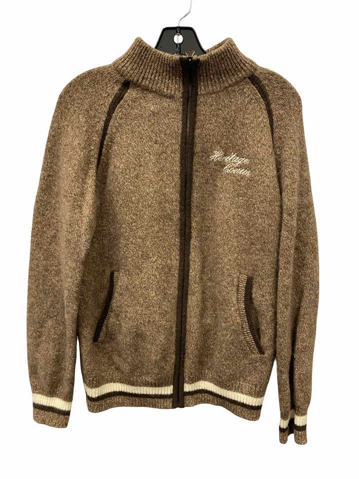Heritage Conus Size M Brown 80% Wool Sweater