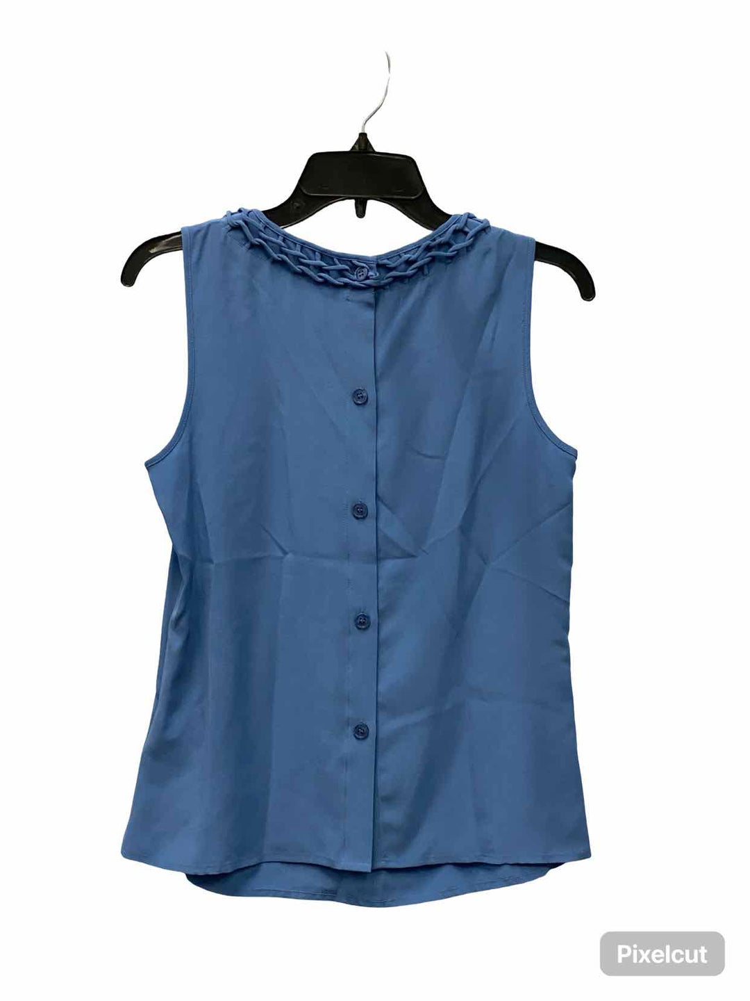 Talbots Size 6 Blue 100% silk Tank Top