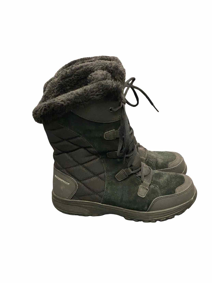 Columbia Shoe Size 9 Black Waterproof Insulated Ice Maiden Boots(Ankle)