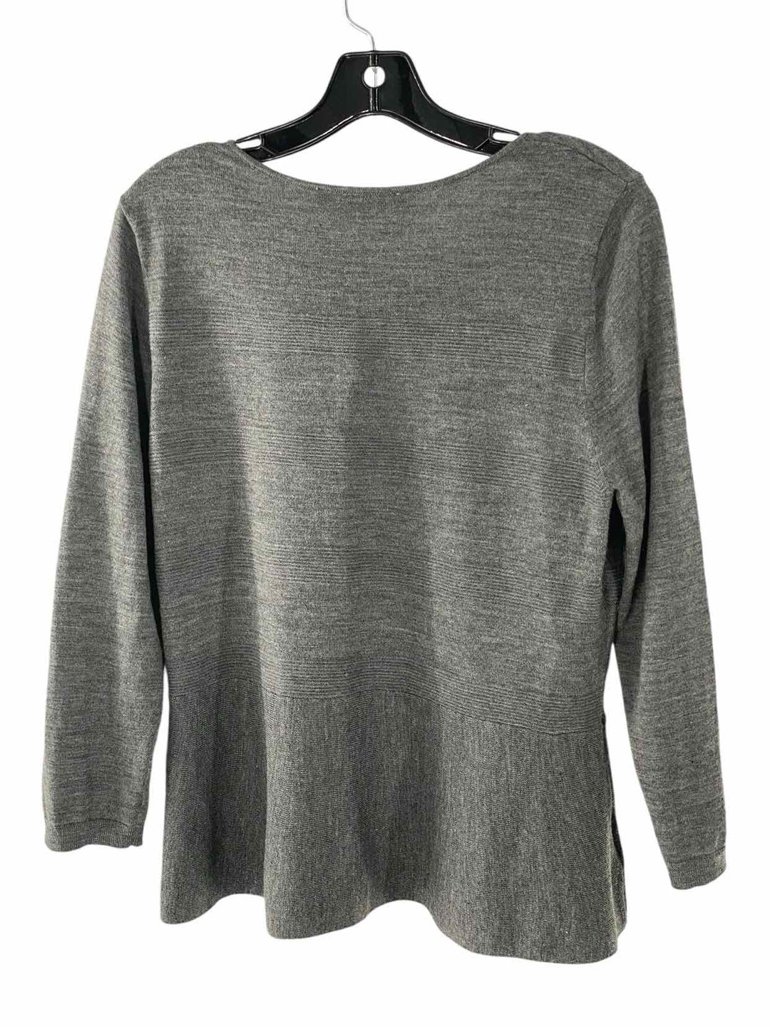 Loft Size L Grey Long Sleeve Shirts