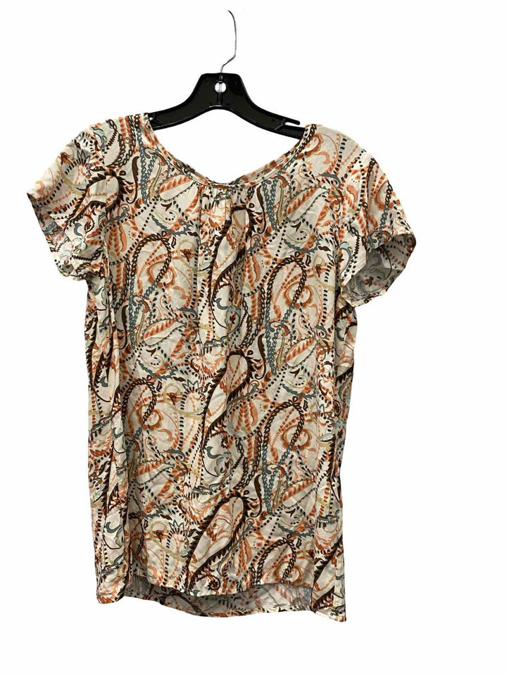 Soyaconcept Size S White Multi Short Sleeve Shirts