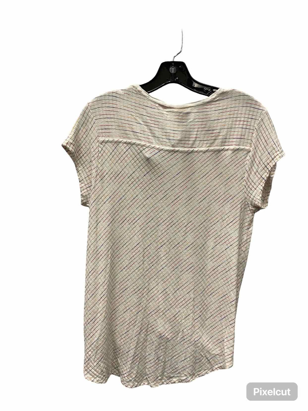 Maeve Size XL White Lines T-shirt