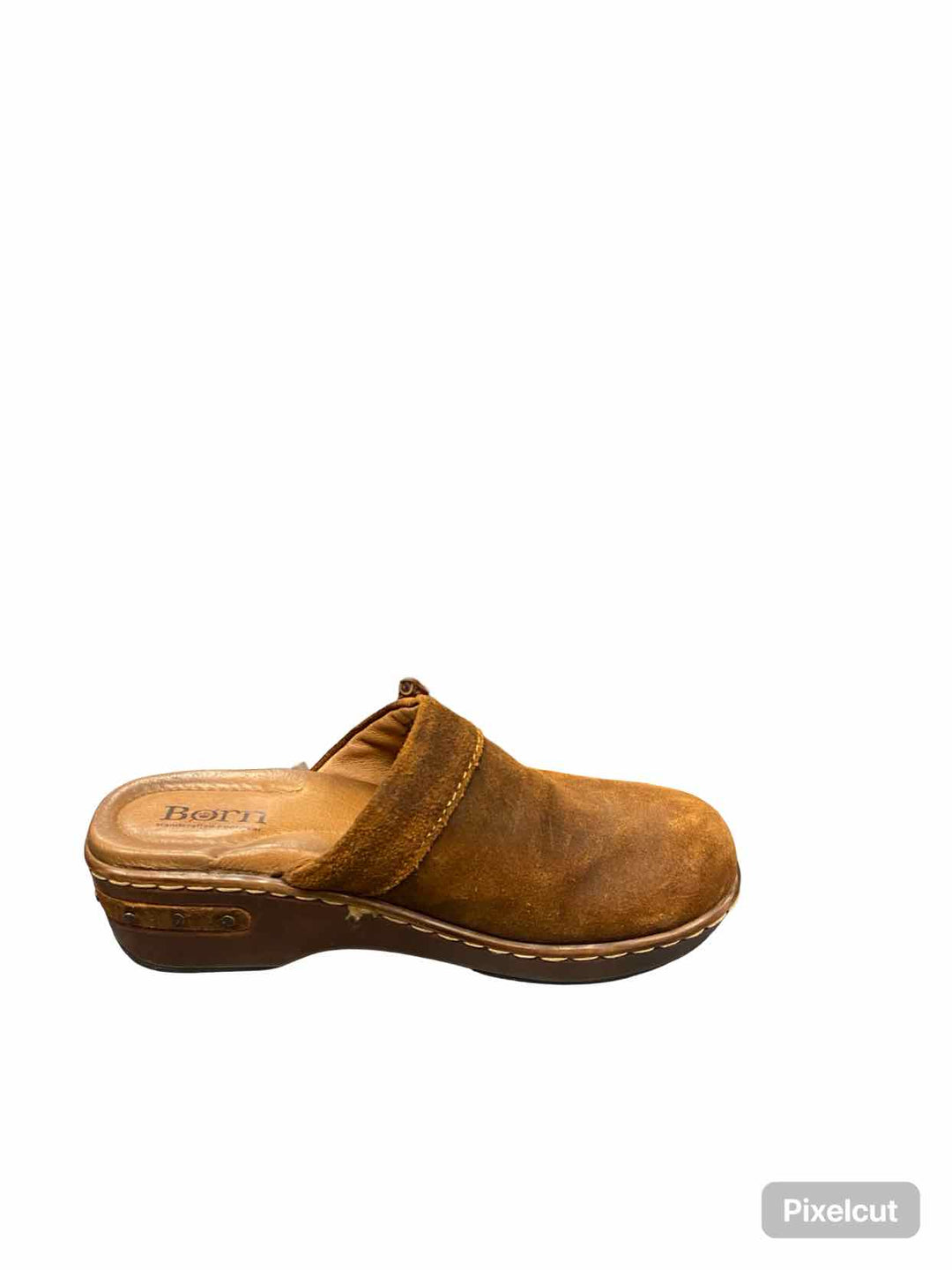 Born Shoe Size 6 Brown Bandy Clogs