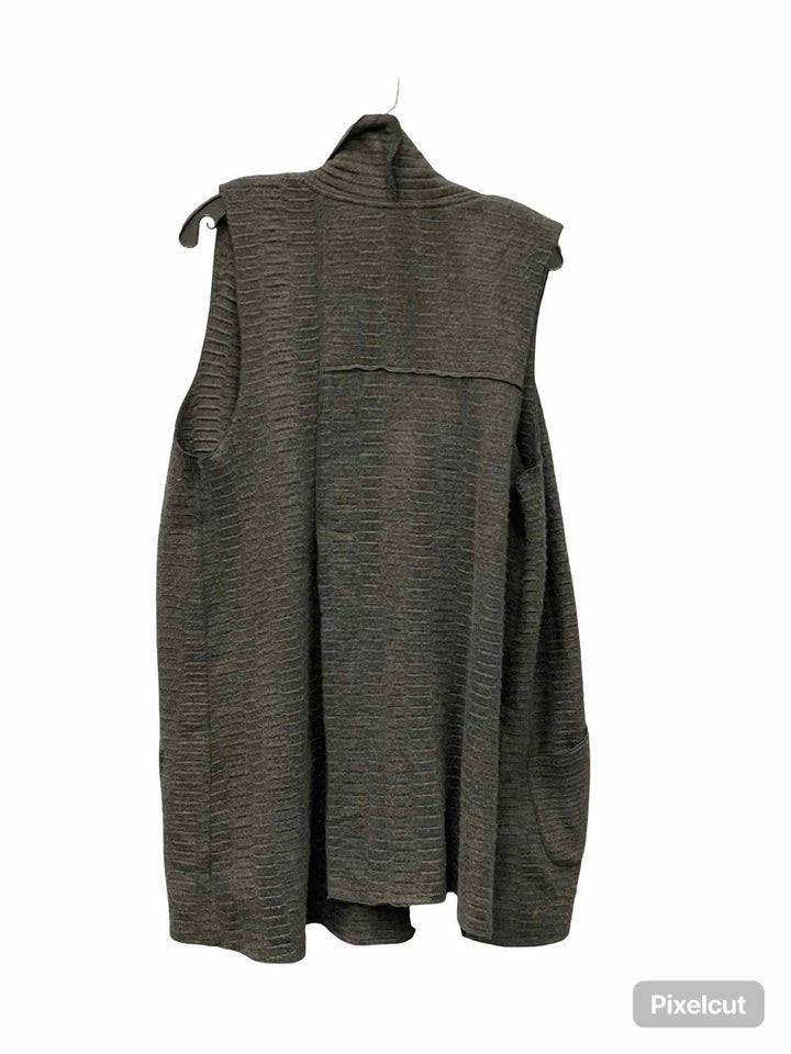 Habitat Size M Gray Sleeveless Sweater