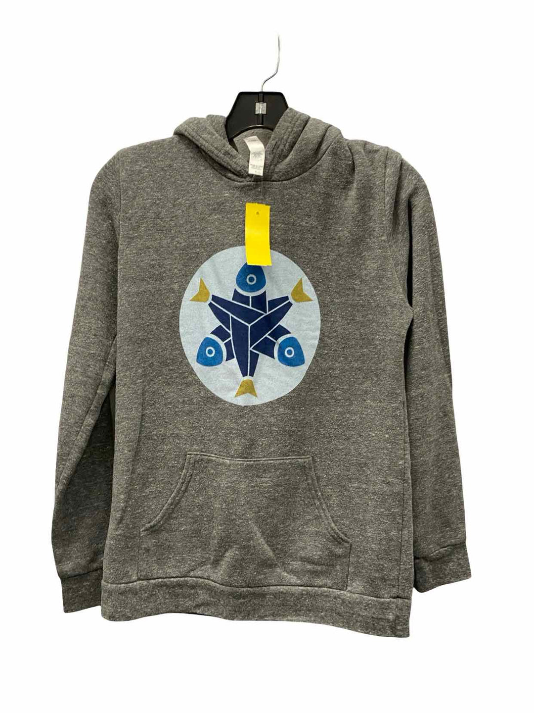 Royal Apparel Size S Gray fish Sweatshirt