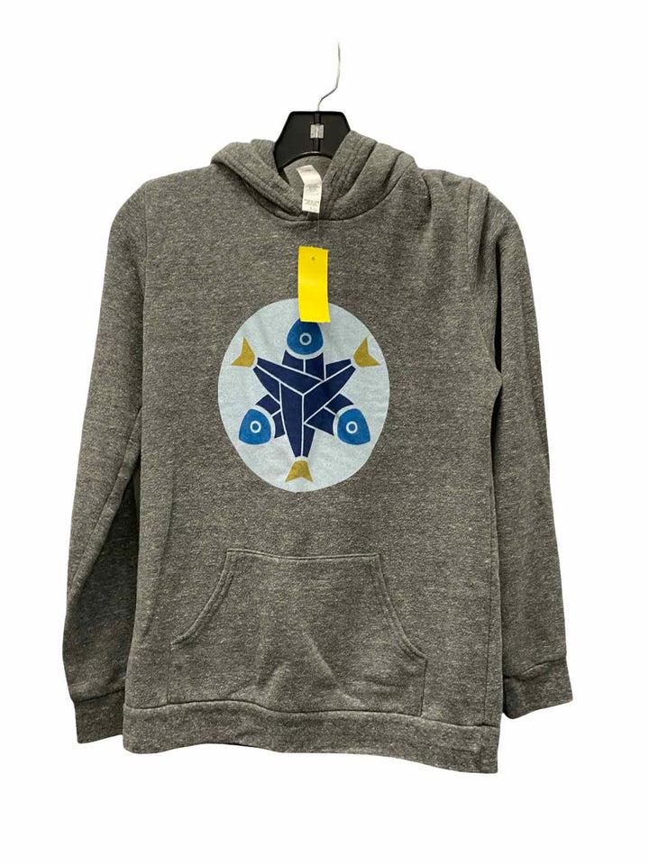 Royal Apparel Size S Gray fish Sweatshirt