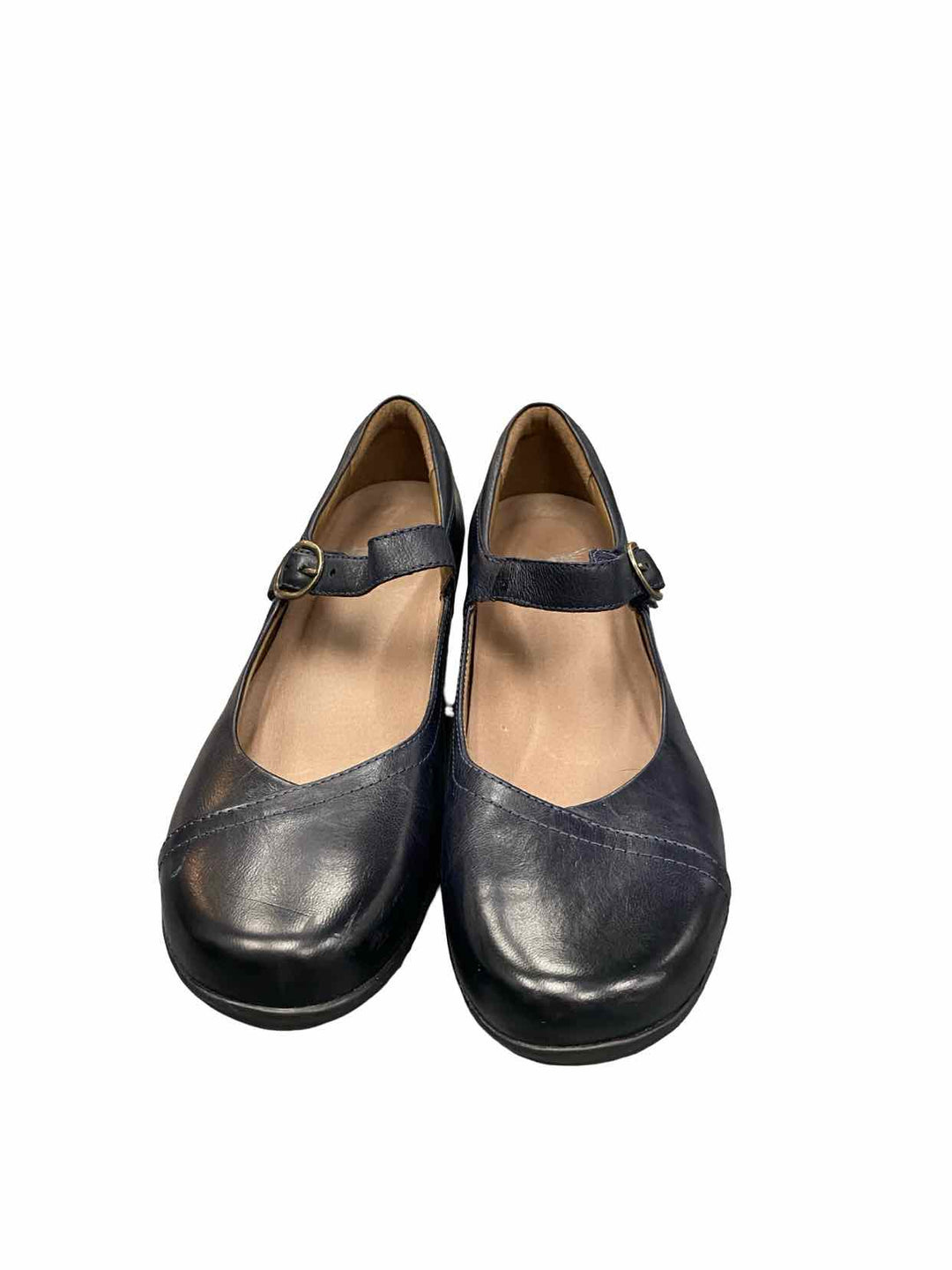 Dansko Shoe Size 38 Navy Leather Fawna Loafers