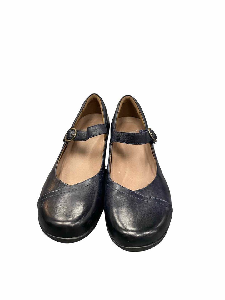 Dansko Shoe Size 38 Navy Leather Fawna Loafers
