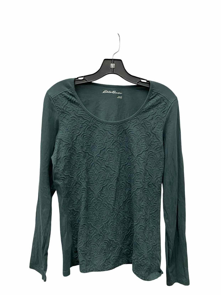 Eddie Bauer Size S Green Long Sleeve Shirts
