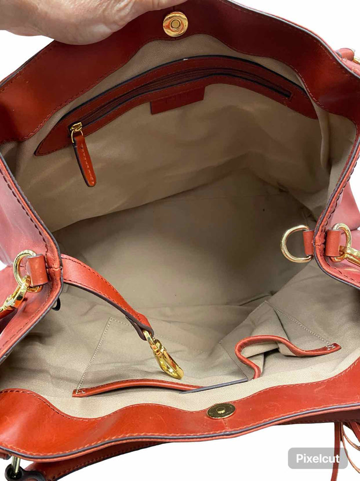 G.I.L.I Brown W/Crossbody Strap Purse