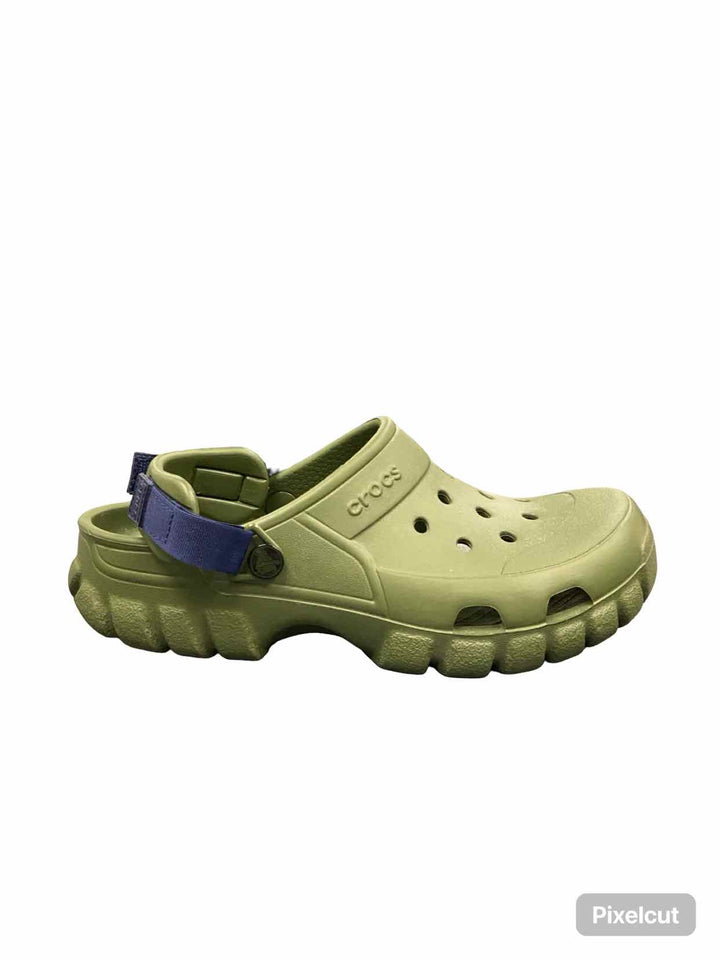 Crocs Shoe Size 9 Army Green navy Offroad Sport Clogs