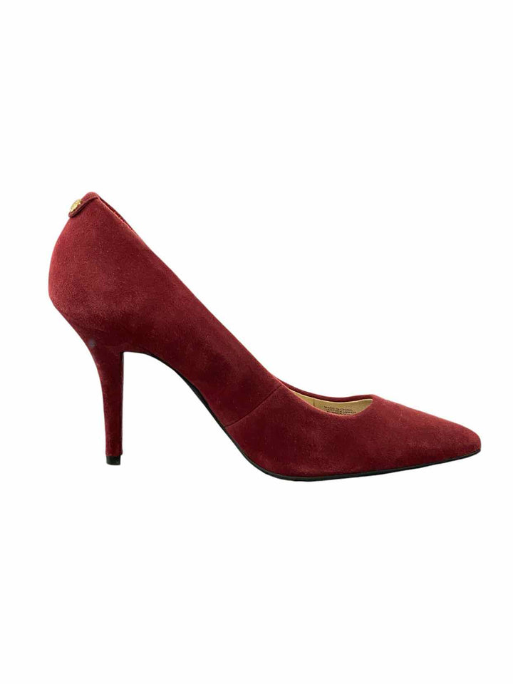 Michael Kors Shoe Size 8.5 Red Suede Heels