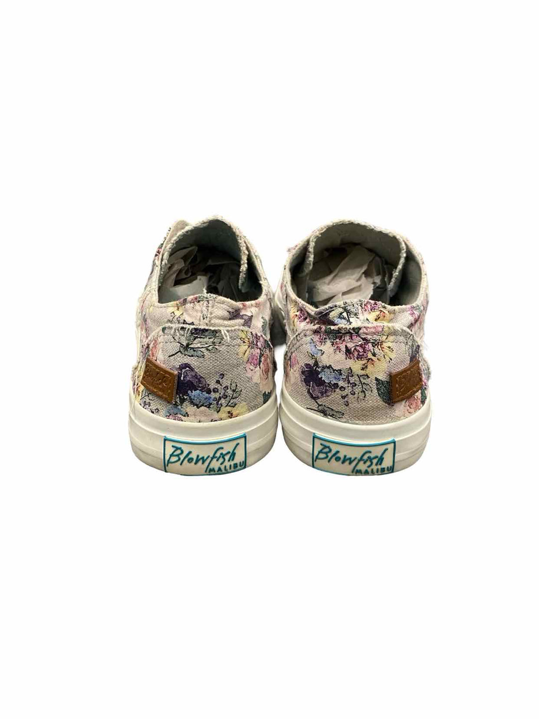 Blowfish Shoe Size 7.5 Grey Floral Marley Sneakers
