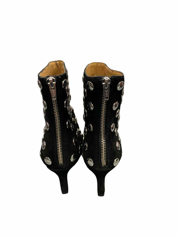 Madewell Shoe Size 7.5 Black Silver Suede Boots(Ankle)
