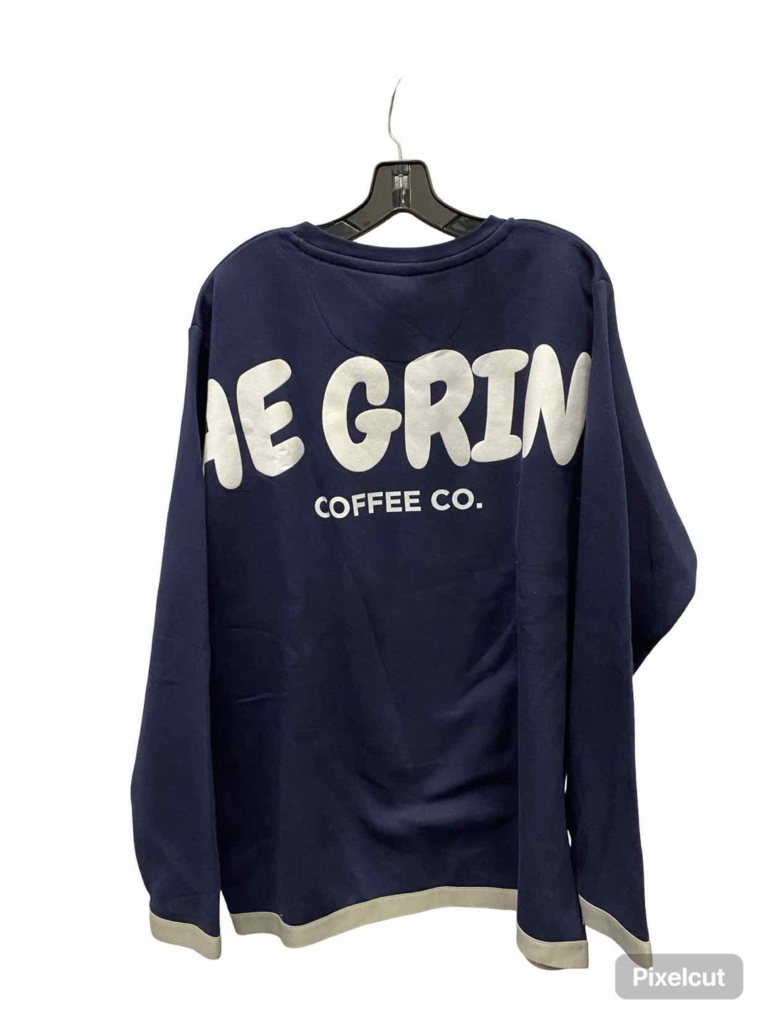 The Grind Size XL Navy White Long Sleeve Shirts