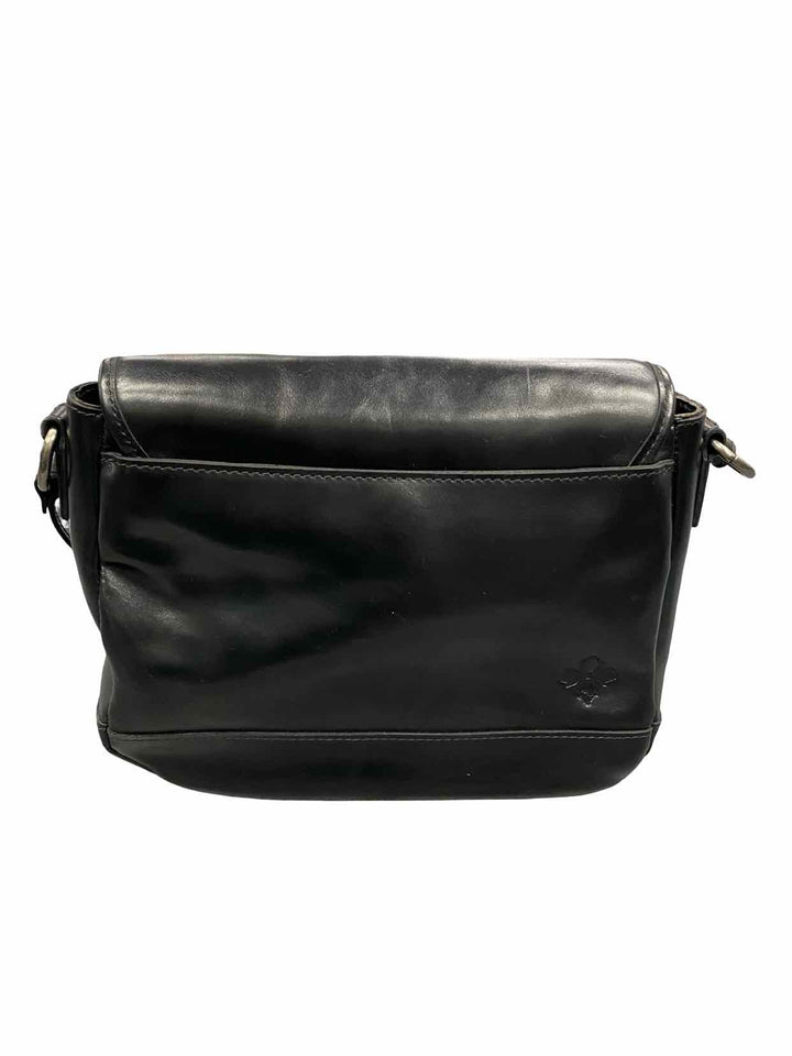 Patricia Nash Black Jackson Turnlock Crossbody Purse
