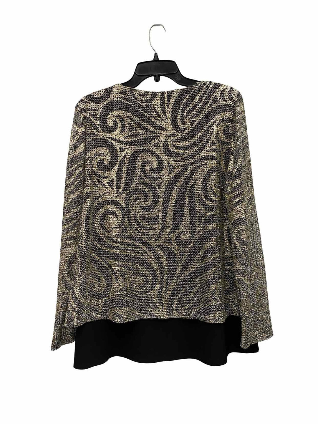 Joseph Ribkoff Size 10 Silver Long Sleeve Shirts