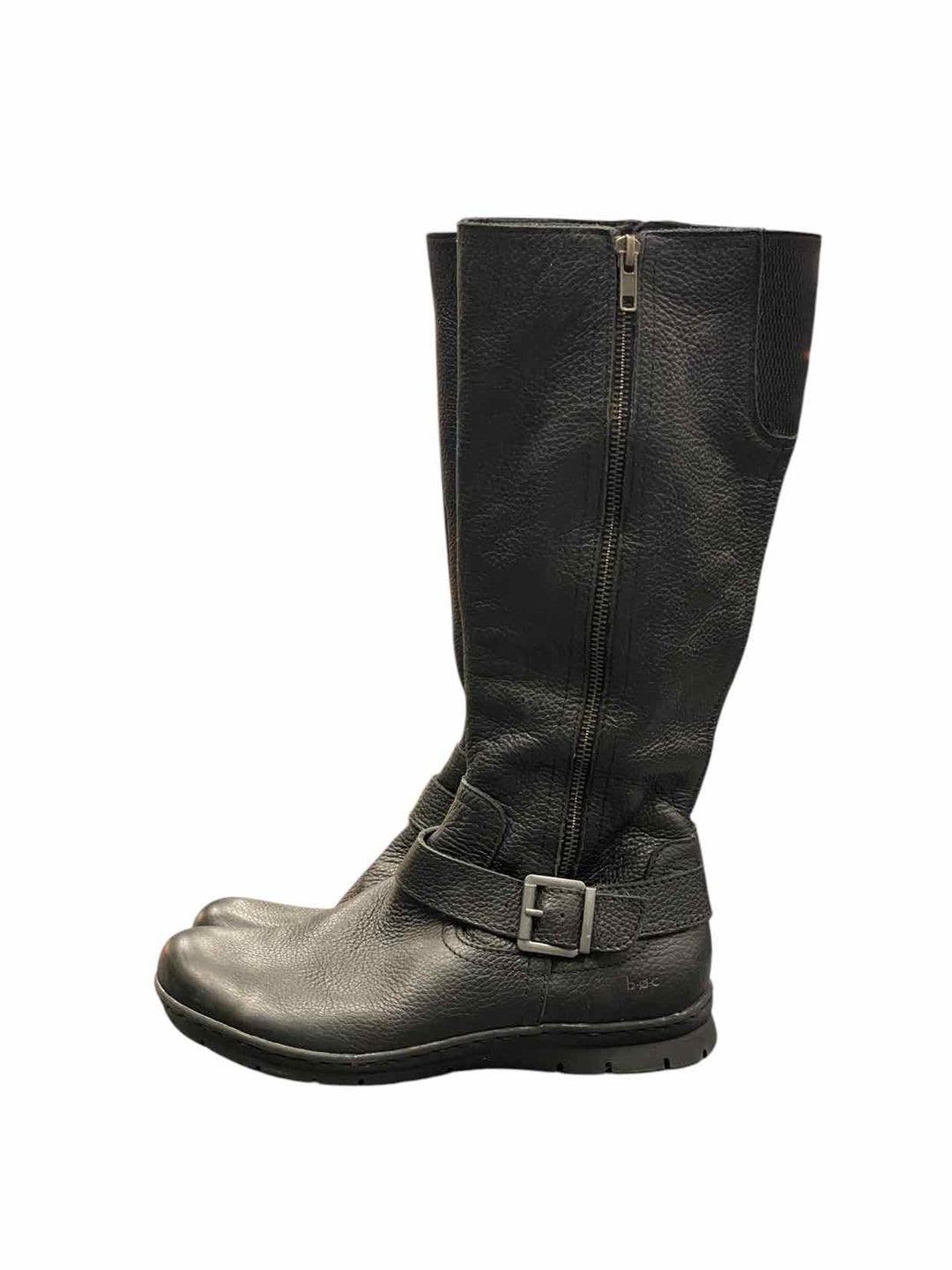 BOC Shoe Size 7.5 Black Leather Boots(knee)