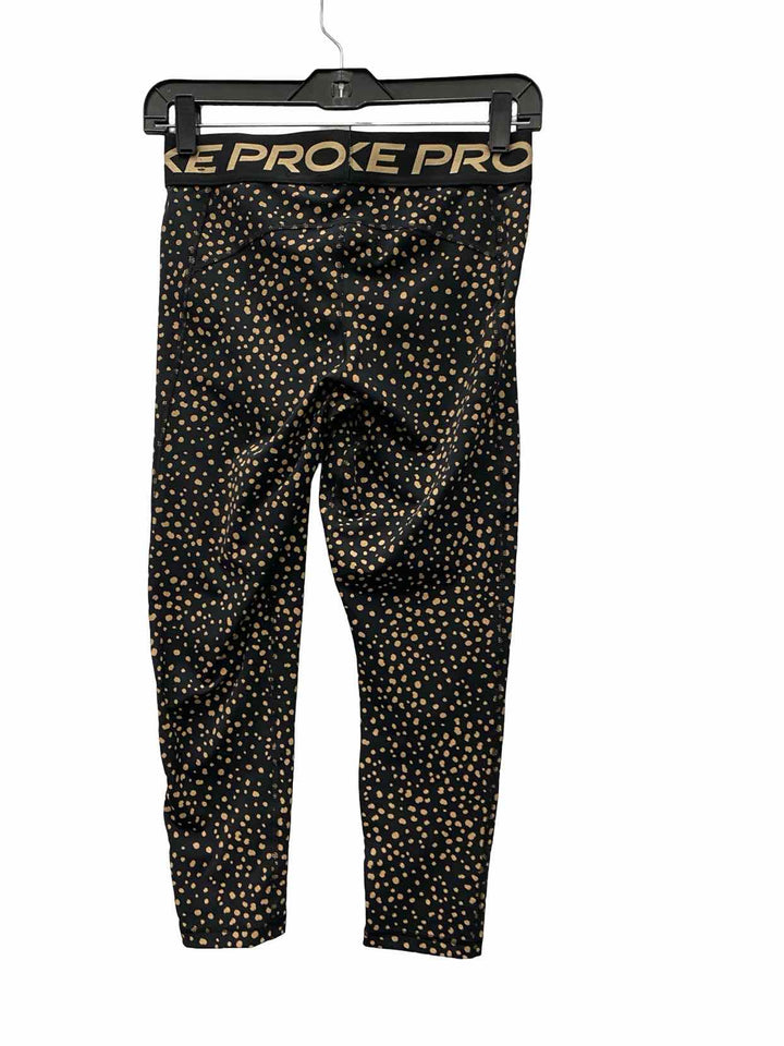 Nike Size M Black Gold Athletic Pants
