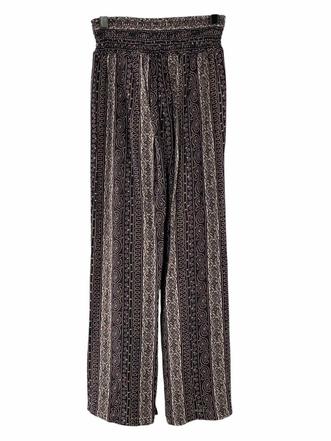 Cabi Size XS Purple White Print Pants