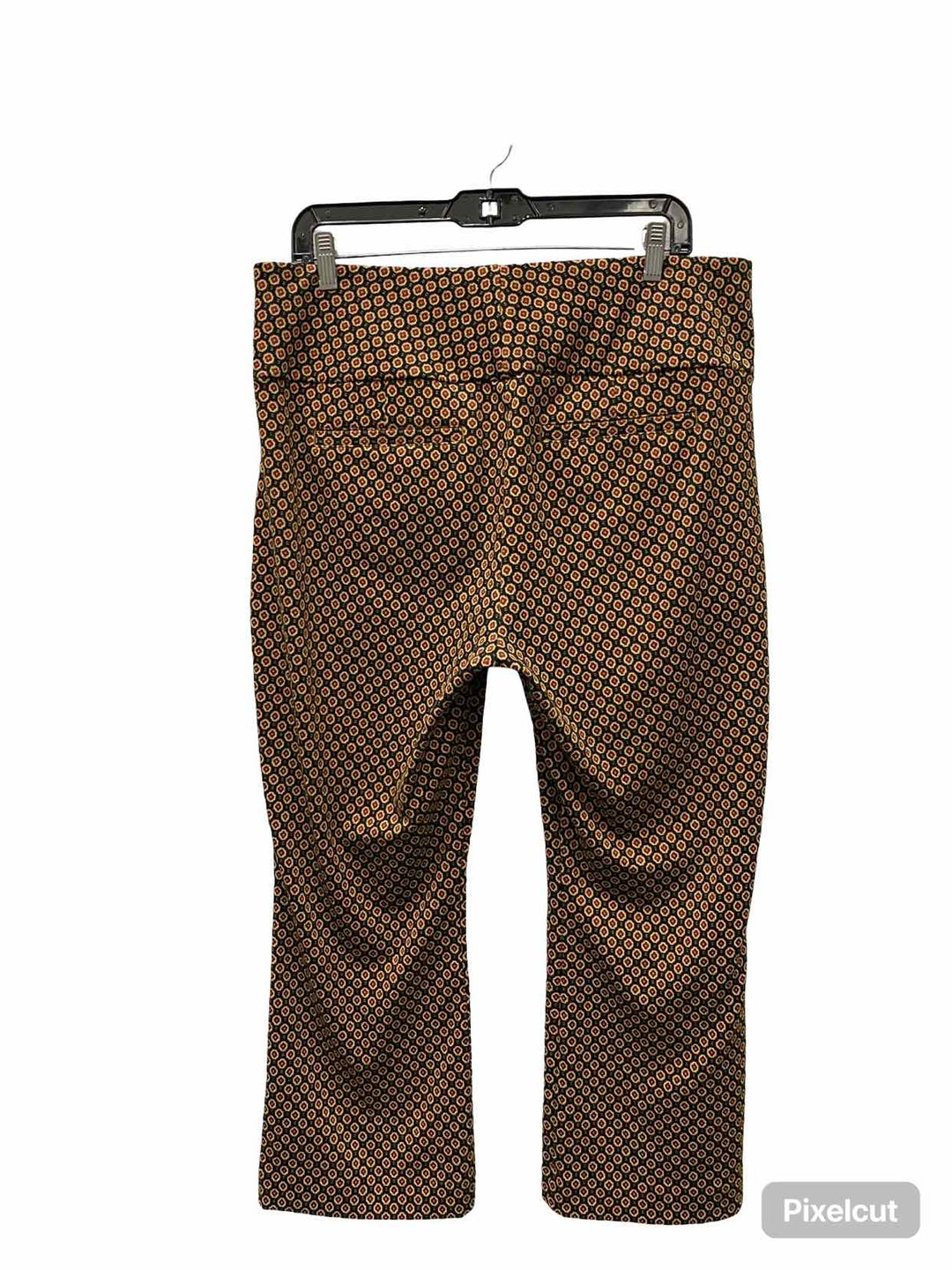 Cabi Size L Brown Black Print Pants