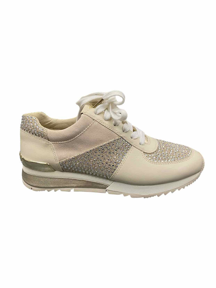 Michael Kors Shoe Size 6.5 Cream Allie Wrap Sneakers