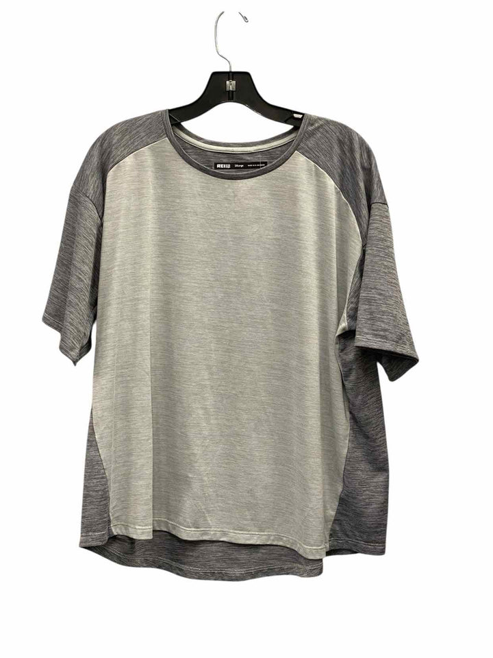 REI Size 2XL Grey Athletic Short Sleeve
