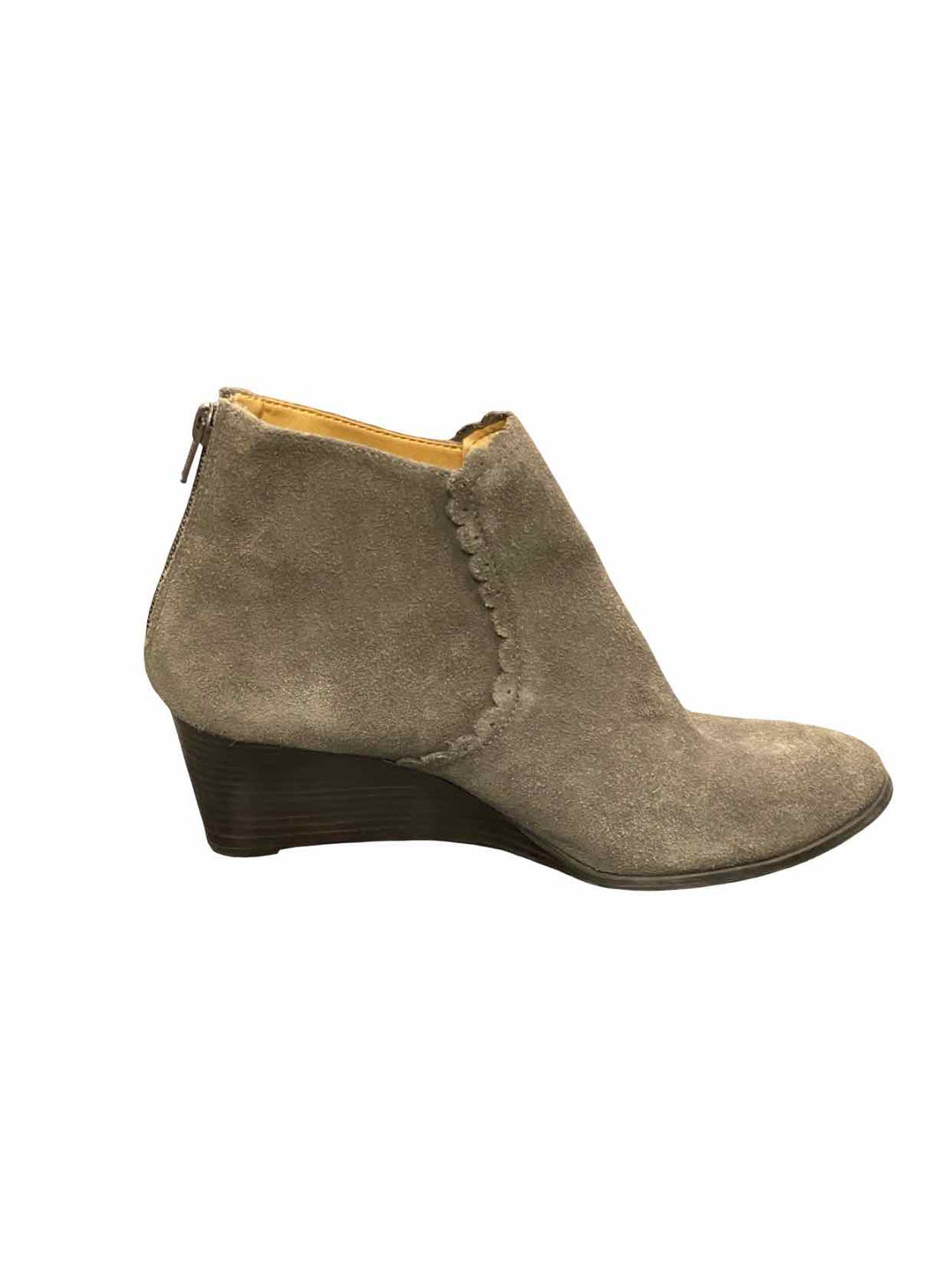 Jack Rogers Shoe Size 8.5 Grey Suede Wedge Boots(Ankle)