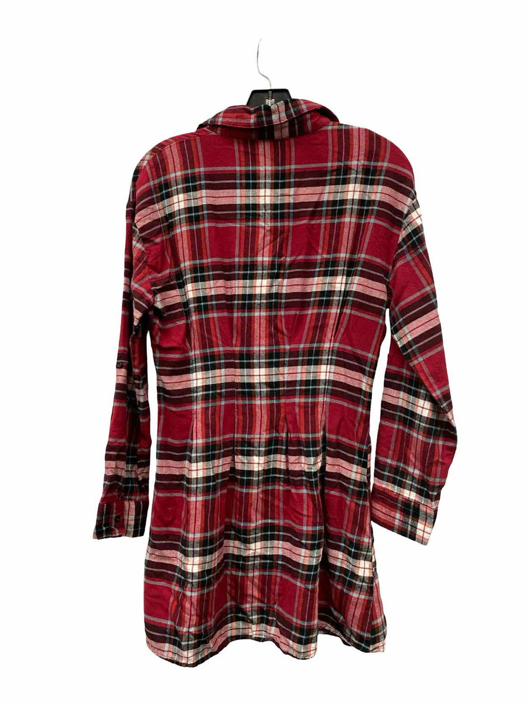 Love Tree Size M Red Plaid Long Sleeve Shirts