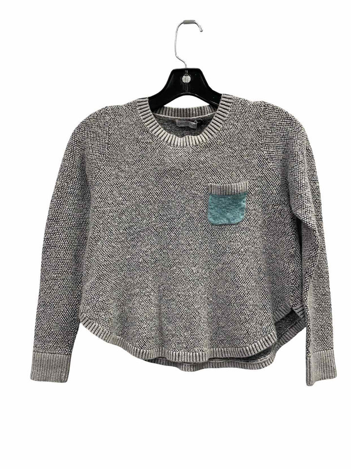 Zaket & Plover Size M Grey Blue 2% Cashmere/ 15% Cotton Sweater