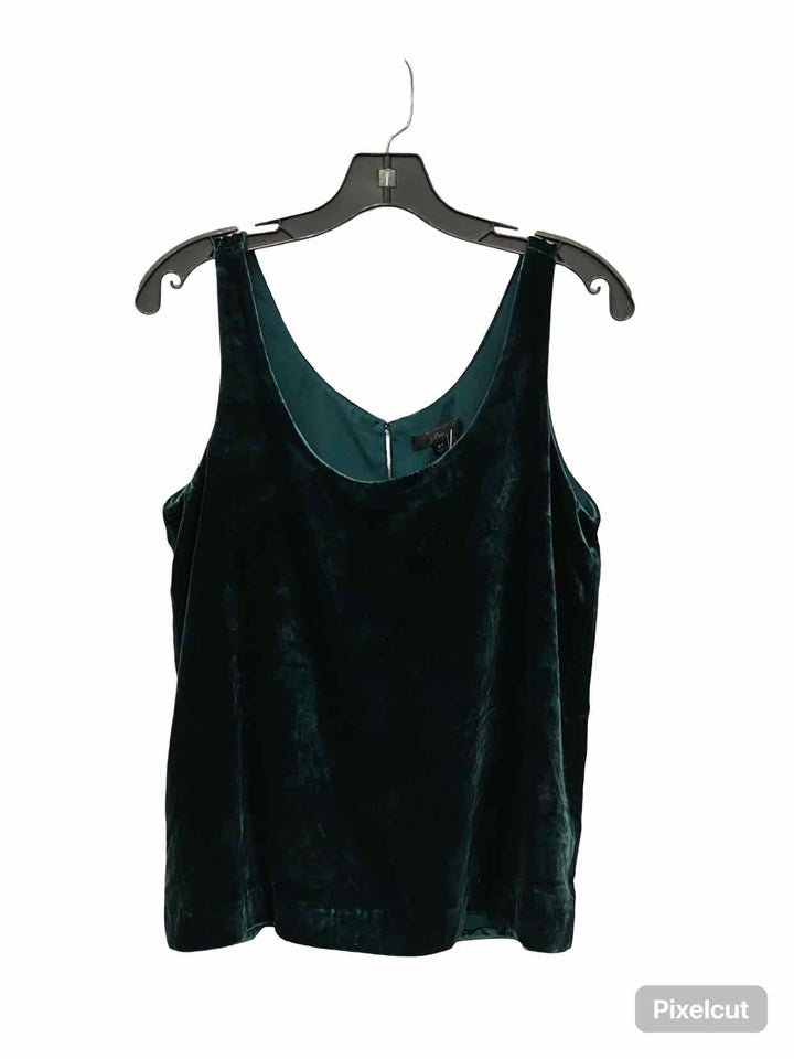 J Crew Size 6T Green Tank Top