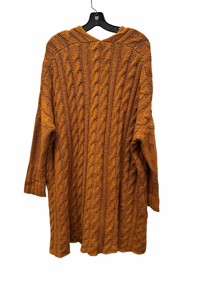 Free People Size L Orange 100% cotton Sweater