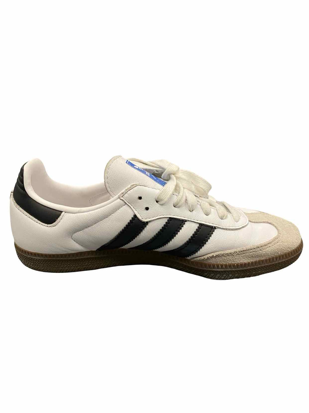 Adidas Shoe Size 8 White Black Leather Samba Sneakers