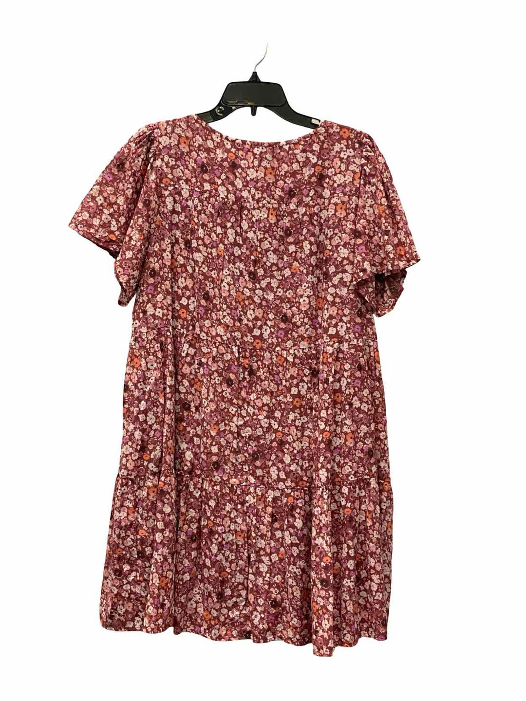 Lucky Brand Size XL Pink Floral Dress