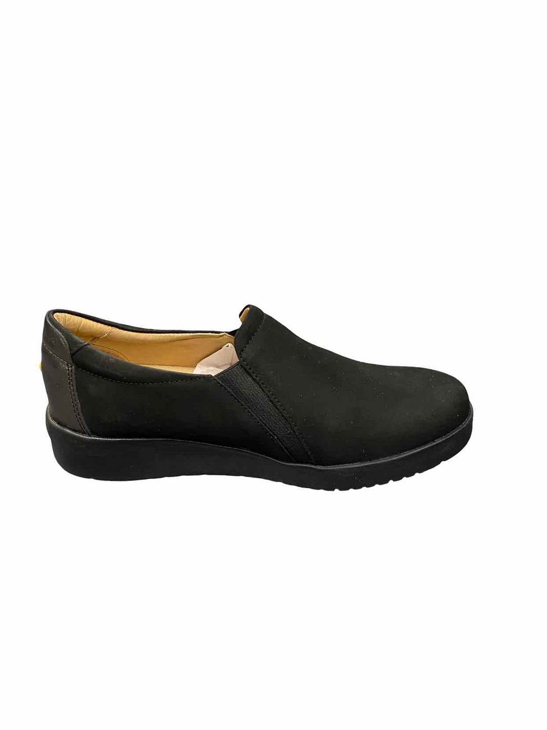 Samual Hubbard Shoe Size 7.5W Black Leather Marin Slip-On Loafers