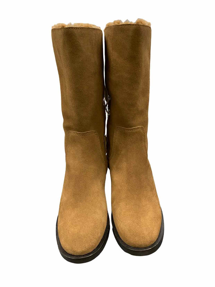 Dolce Vita Shoe Size 8 Chestnut NWT Kedra H2O Suede Boots(knee)