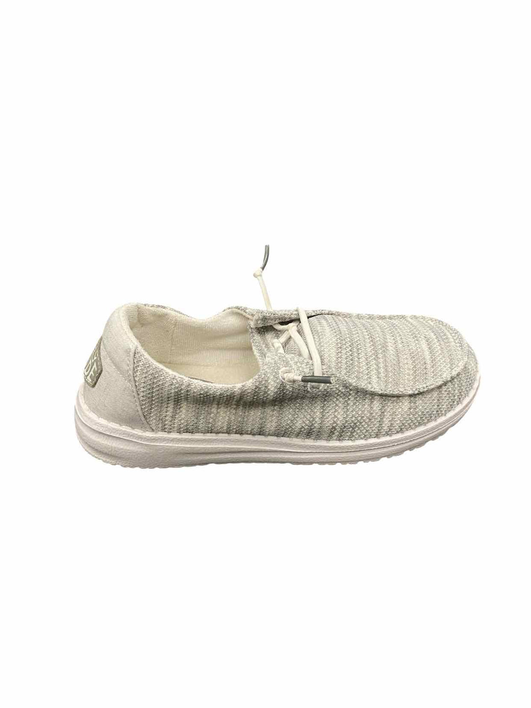 Hey Dude Shoe Size 5 Grey White Sneakers