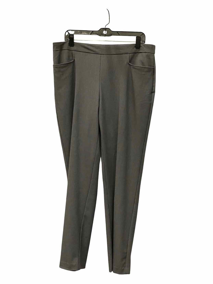 Roz & Ali Size 14 Gray Pants