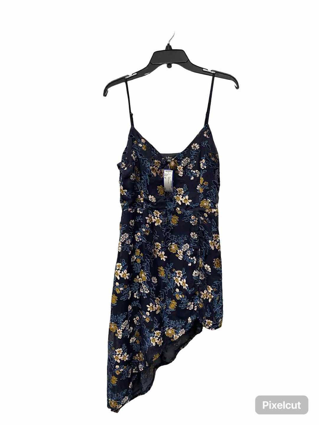 Lulus Size M Navy Pink Floral Dress